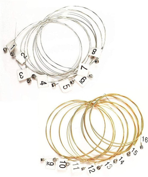 Cuerdas De Metal Para Lira Pack 16 0