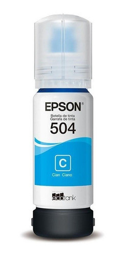 Tinta Epson 504 Original Cian - Sistema Continuo Ecotank 1