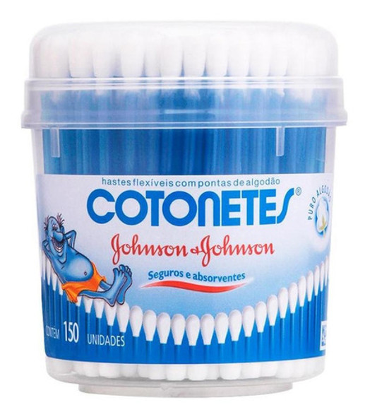 Cotonetes Flexíveis Hastes Pote 150 Unidades 0