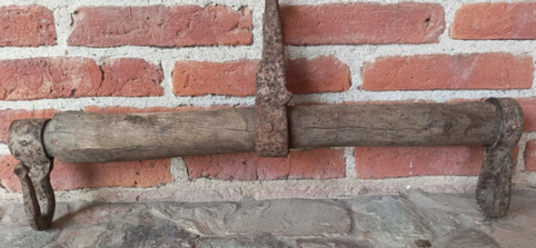 Antiguo Balancín Madera Y Hierro, Sano 1