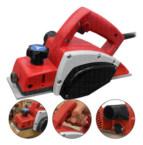 Plaina Elétrica Profissional Dck Manual 500w 16000rpm 82mm 0