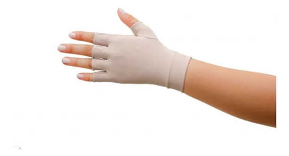 Luva De Proteção Solar Curta Tamanho P Cor Nude - Flambé 0