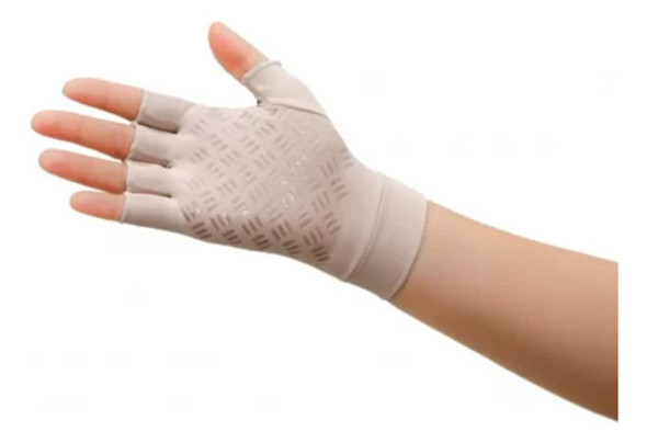 Luva De Proteção Solar Curta Tamanho P Cor Nude - Flambé 1