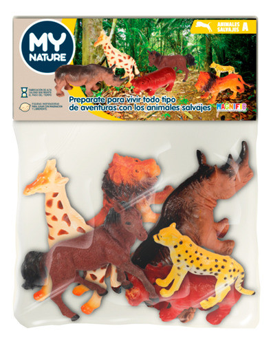 Animales Salvajes A Set X 6 My Nature 2436a Magnific 0
