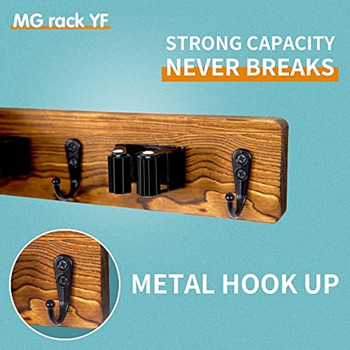 Soporte De Escoba Para Trapeador, Montaje En Pared, Juego De 1