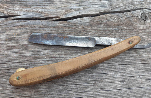 Antigua Navaja Barbero Solingen Gebr. Weyersberg Mango Mader 0