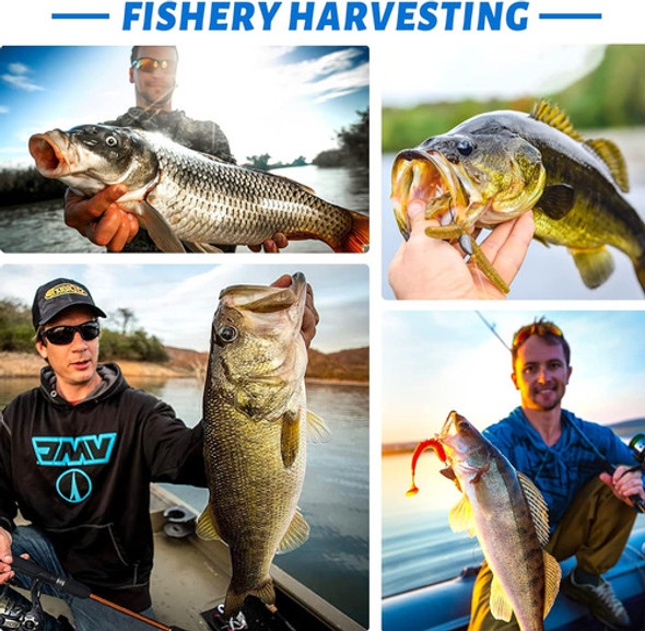 Caja De Pesca Con 353 Piezas Anzuelos, Plomadas,robadores... 1