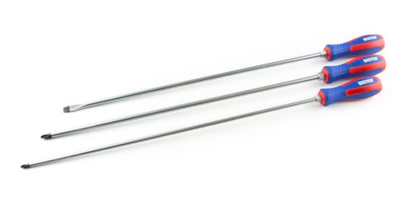 Juego Destornillador 3 Piezas Varilla Pasante  Bremen 6760 0
