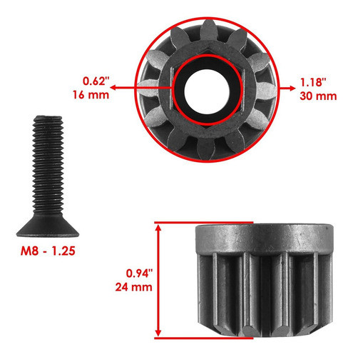 Engranaje Piñon Direccion Husqvarna Poulan 587 738906 1