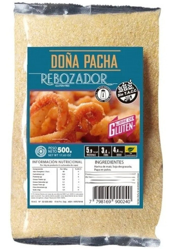 Rebozador Harina De Maiz Bajo Sodio Sin Tacc Doña Pacha 500g 0