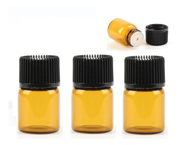 100 Mini Frascos Âmbar Óleos Essenciais Perfume 2ml Atacado 0 100 Mini Frascos Âmbar Óleos Essenciais Perfume 2ml Atacado 0
