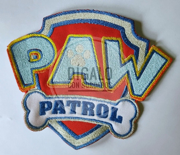 Parche Aplique Bordado Paw Patrol 14 Cm Patrulla Canina 0 Parche Aplique Bordado Paw Patrol 14 Cm Patrulla Canina 0