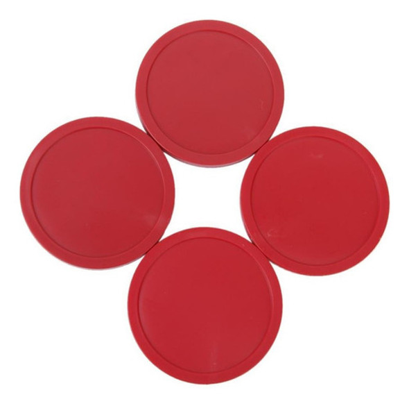 4 Unidades De Discos De Hóquei 82 Mm Disco Vermelho 1
