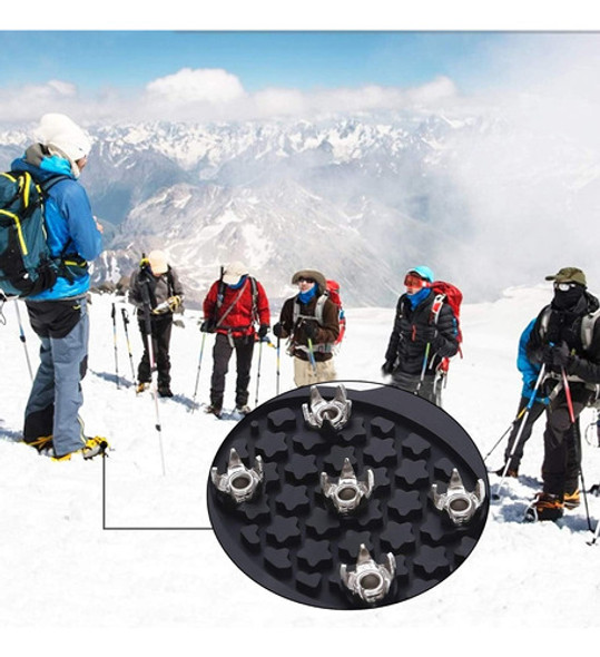 Crampones Antideslizantes Para En La Nieve 5 Dientes-2u 1 Crampones Antideslizantes Para En La Nieve 5 Dientes-2u 1