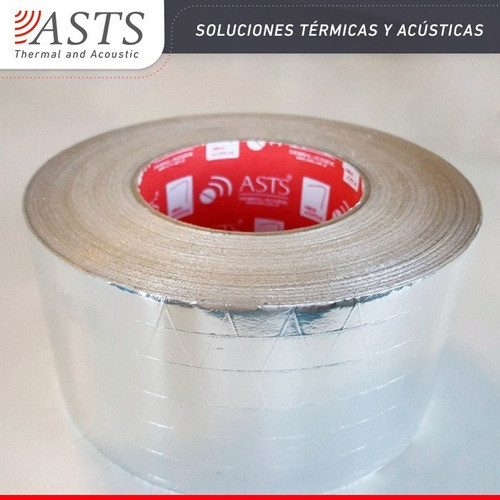 Cinta Aluminizada Asts 7.5cm 50 Metros 38 Micrones 1