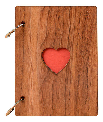 Álbum De Fotos, Álbum De Recortes, Polegadas. Capa, Heart Bo 0