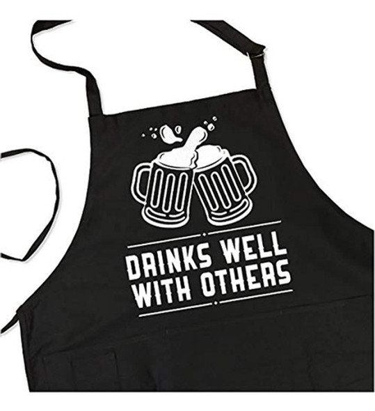 Bebidas Bien Con Otros Delantal Funny Cheers Beer Mugs Bbq D 0