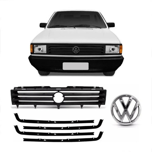 Kit Grade 4 Frisos Gol Saveiro 87 88 89 90 Maior 0