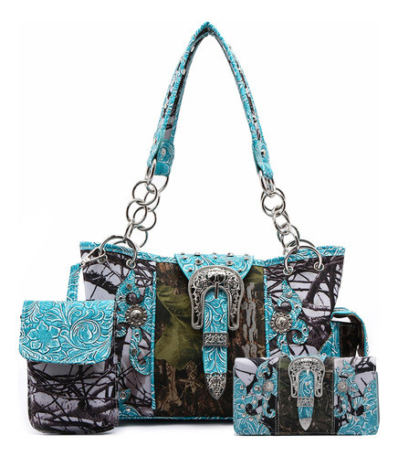 Bolsa De Transporte Oculta Camuflada Estilo Ocidental Com F 0