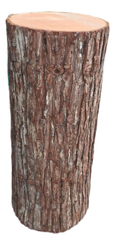 Pedestal De Madeira Cilindro Pedestal Estilo 20cmx50cm 0
