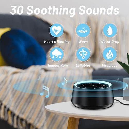 Easyhome Sleep Sound Machine Máquinas De Ruido Blanco Con 30 1