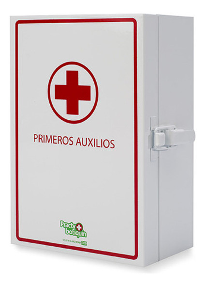 Botiquín Primeros Auxilios De Metal Practy Botiquin 250 X 16 0