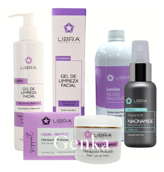 Kit Libra Limpieza Facial Piel Grasa Sebo Control Niacinamid 0 Kit Libra Limpieza Facial Piel Grasa Sebo Control Niacinamid 0
