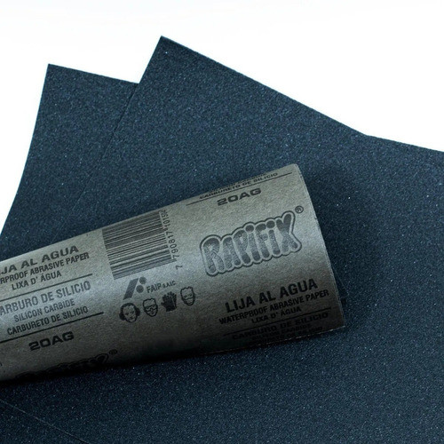 Lija Al Agua Grano 80 Al 600 Carburo Silicio X 10u Rapifix 0