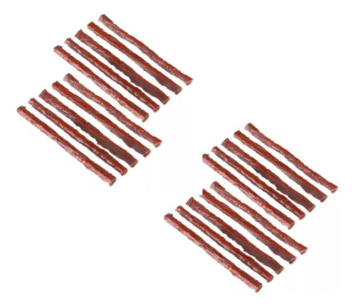 Kit Refil Macarrão Reparo De Pneus Remendo Carro 20 Unidades 0