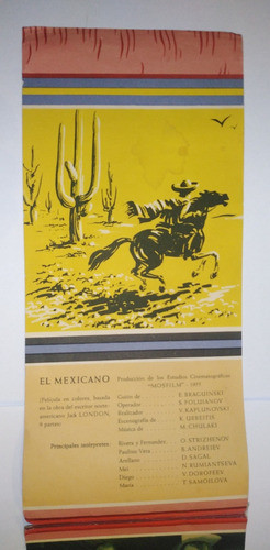 Inédita Publicación Con El Argumento De El Mexicano, De 1955 1