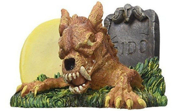 Penn Plax Zombie Hombre Lobo Adorno De Acuario 41 Por 3 Por 0