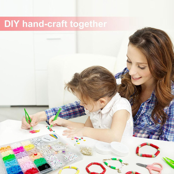 Kit De Cuentas Dijes Letras Para Hacer Pulseras 5100 Piezas 1