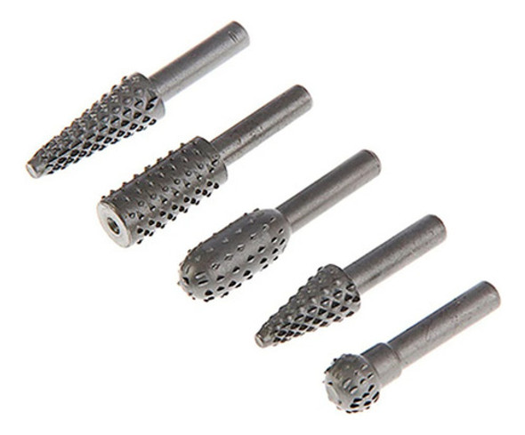 Kit 25 Fresa Rotativa Madeira Furadeira Lima Acabamento 6mm 1