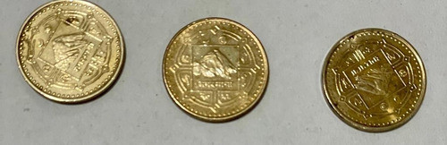 03 Moedas ( Nepal Mount Everst 1 Ruppe )  P/ Coleção 0