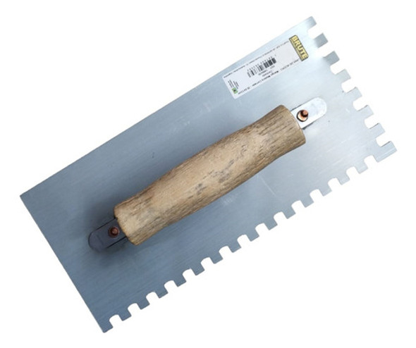 Llana De Acero Dentada Azulejos 25.5x12 Cm Brute 0 Llana De Acero Dentada Azulejos 25.5x12 Cm Brute 0