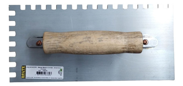 Llana De Acero Dentada Azulejos 25.5x12 Cm Brute 1 Llana De Acero Dentada Azulejos 25.5x12 Cm Brute 1