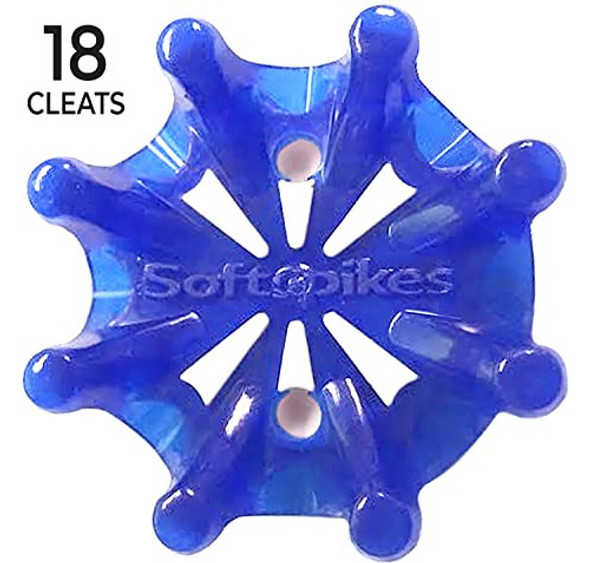 Tapones Softpikes Para Calzado De Golf Fast Twist Azul 18u 1