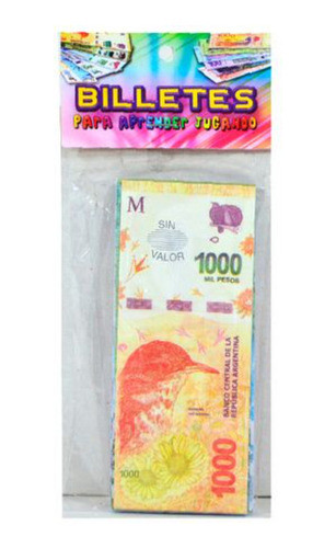 Billetes Para Aprender Jugando 6x14cm En Blister 0