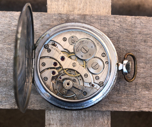 Reloj Bolsillo Dyper Suiza 15 Jewels, No Funciona. 1