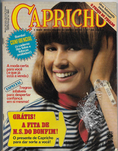 Revista Capricho N. 389 - Ano  Outubro  De 1975 0