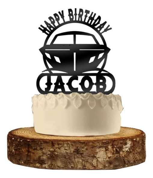 Cake Topper Adorno Torta - Bote Yate Barco Personalizado 0