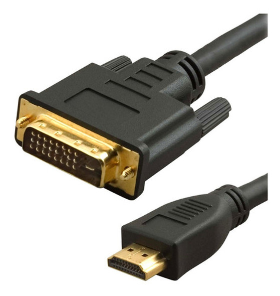 Cable Hdmi Macho A Dvi Macho  Unicos Usa Tu Tv Para  La Pc 0