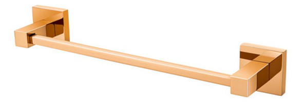 Porta Toalha Rosto Para Banheiro Latão Quadrado Dourado 1