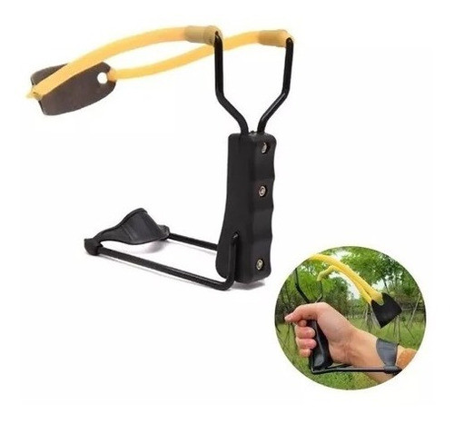 Gomera De Caza Con Apoyabrazo Resortera Reforzada Metálica 0