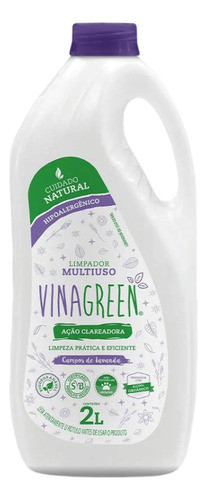 Kit 2 Limpador Multiuso Vinagreen Lavanda Hipoalergênico 2l 0