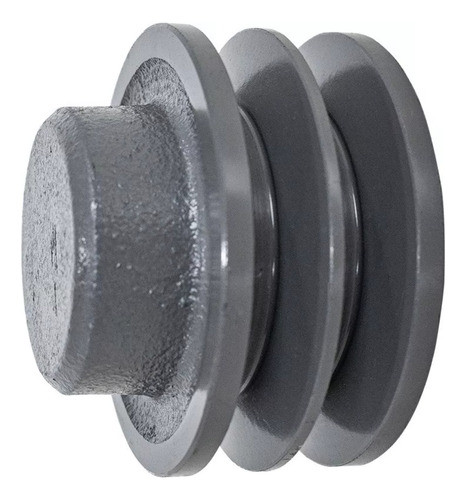 Polia Em V Perfil B 2 Canais 90 Mm Ferro Fundido - Mademil 1