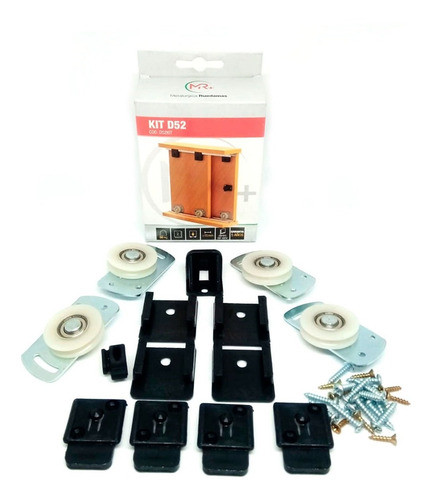 Kit Ruedas D52 Sistema Corredizo Para 2 Puertas Mr Ruedamas 0