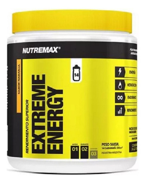 Extreme Energy Nutremax Bebida Energizante Hidratacion 560g 0