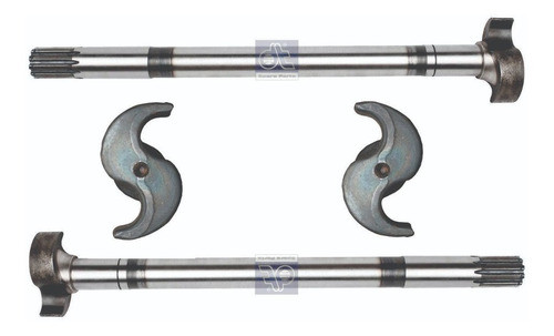 Pack 2un Barra Leva Acoplado Diam 38mm Largo S/cabeza 435mm 1