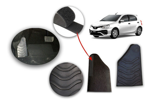 Apoya Pie Descansa Pie Accesorios Toyota Etios 5p 2016 0